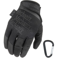 Mechanix Wear Specialty High Dexterity 0.5 mm 2017, taktinės pirštinės, kvėpuojančios ir ergonomiškos, juodos, Coyote/Size S, M, L, XL (M, Black)