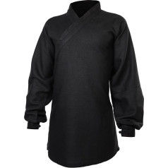 wu designs Lininiai (sunkūs) Kung Fu ir Tai Chi marškiniai įstrižainės apykaklės rankogaliai - Taiji Suit