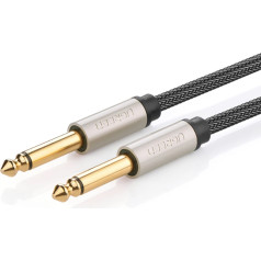 Garso kabelis mono TS jack 6,35 mm - jack 6,35 mm 2 m - pilkas