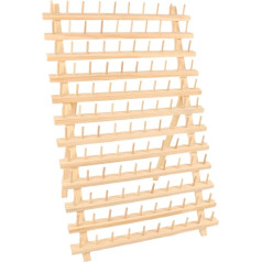 Nähfadenorganisator, Fadenspulenhalter - Große Kapazität Holzstickstätte Fadenhalter - Mehrzweckorganisation für Desktop -Tabellen Display Stand Regale