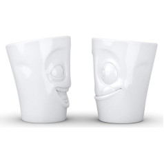 FIFTYEIGHT PRODUCTS T01.29.01 Balto porceliano puodelių rinkinys Nr. 3 