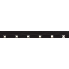 Whitehouse Aurora Square Eyelet Black 90cms Wide Straight Edged Roller Blind