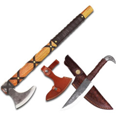 2 in 1 vikingų kirvis su 