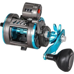 Žvejybos ritės Žvejybos ritė Įprastinė lygmens vėjo valo ritė Jūros ešerys Grouper 5.2:1/3+1BB Max Drag 25kg Pesca karpių ritė (spalva : mėlyna 5.1:1, dydis : kairė ranka)
