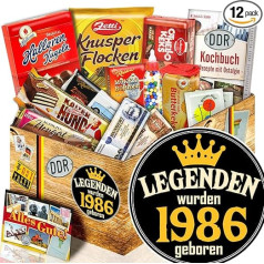 ostprodukte-versand Legendos 1986 - Rytų pakuotė Saldumynai - Gimtadienio dovanos jam