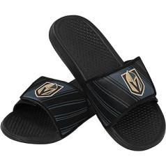 „FOCO Legacy“ sportinės dušo basutės, „Flip Flop“ vyrų Las Vegaso „Golden Knights“ NHL vyrų senos sportinės skaidrės – XL