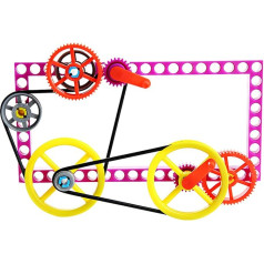 Pädagogische Zahnrad Riemenscheibe Spielzeug Set Für Kinder 5 Jahren Zum Anfassen Mechanisches Bewegungsspielzeug Klassenzimmer Experimentierausrüstung