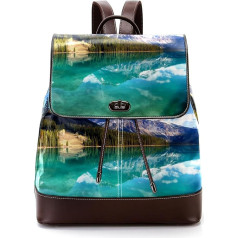 Personalizuoti mokykliniai krepšiai knygų krepšiai paaugliams, Amazing Canadian Emerald Lake, įvairiaspalviai, 27x12.3x32cm, kuprinės kuprinės