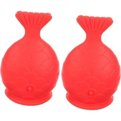 Ipetboom 2 Stück Fischlippenfüller aus Silikon Lipgloss Werkzeug für prallere Lippen Liner lippenpflege lippenvergrößerung Beauty-Tools für Frauen Farbige Lippenverstärker Kieselgel rot