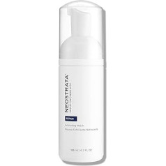 NEOSTRATA Peeling Wash Revitalizing Foaming Facial Cleanser with Polyhydroxy Acid for All Skin Types, Soap Free, Fragrance Free, 125 ml (Pack of 1)