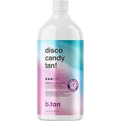 b.tan purškiamas įdegio tirpalas - Disco Candy Pro Spray Mist, saldainiais kvepiantis, vakarėliams atsparus įdegio tirpalas, naudojamas su purškiamo įdegio aparatu, purškiamo įdegio palapinėmis, 100 ml