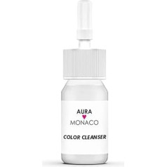 AURA Monaco Microblading Powder Brows & PMU Colour Cleanser Transparent for Colour Remnants of PMU Colour Correction Colour Eyebrow Dyeing Permanent Make Up Eyelash Colour Coloring