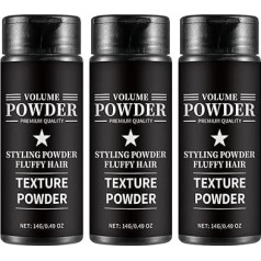 Volume Powder Hair | Hair Styling Powder | Hair Powder Men | Texture Powder for Men | Easy to Apply | Gives Instant Texture and Volume | Pure Natural Ingredients | Strong Hold (14 g, 3)