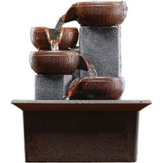 Vidinis fontanas Krioklys Feng Shui Turto fontanas Darbalaukis Kūrybinės dovanos Pradžia Mažas gyvenamasis kambarys Vandens fontanas Ornamentai Dekoratyvinis stalo fontanas
