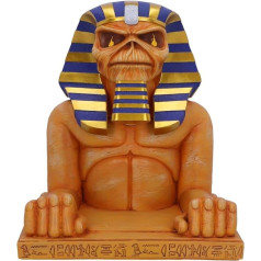 Oficialiai licencijuota Iron Maiden Powerslave krūtinės dėžė, oranžinė, 28 cm