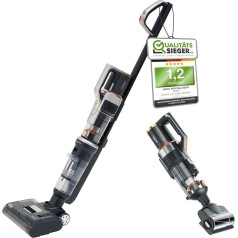 Jimmy 2025 HW10 Pro 3-in-1 dulkių siurblys Akumuliatorinis dulkių siurblys su savaiminio valymo stotimi 7 dalių 350 W iki 80 minučių veikimo laiko 16 000 kPa kietoms grindims, kilimams, baldams čiužiniams