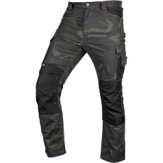 Neo Tools Mix&Match darbinės kelnės, drobė, Cordura sutvirtinimai, žalias marokas, M dydis