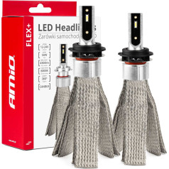 LED automobilių lemputės flex+ h7-6 serijos 12v 24v 6000k canbus -03662