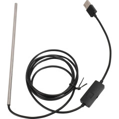 SUNGOOYUE BoresCope Industrial Reads mit 6 LEDs für Klare Bilder in Dunklen Umgebungen, 3 Tragbare Portables in 1 Micro -USB -USB Endoskop Typ C, IP67 Wasserdicht (5,0 mm)