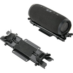 ZLiT metalinis garsiakalbio sieninis laikiklis, skirtas JBL Charge 5/Charge 4/Charge 3/Flip 6/Flip 5/Flip 4 garsiakalbio laikikliui (juodas)