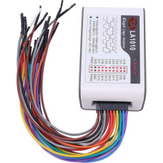 Kytxqikd Loginis analizatorius, 16 kanalų loginis analizatorius, nešiojamasis įrenginys su kabeliu, USB sąsaja, 100M mėginių ėmimo dažnis, 50V įėjimas