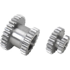 FPJQOBJC 2 stücke High & Low Metall Übertragung Geschwindigkeit Getriebe XJ9512 Mini Mühle Bohrer T29xT21 T20xT12 hauptwelle duplizieren doppel Getriebe