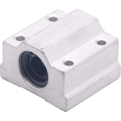 PRNDKYQZ 10 Stück Linearführungen, Modell SCS8UU, SCS10UU, Länge 8/10 mm, hauptsächlich verwendet for CNC-Teile, 3D-Druckerteile, Präzisionswerkzeugmaschinen(SCS10UU)