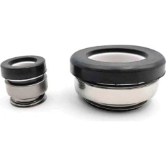 Gleitringdichtung für Wasserpumpen Mechanischer Wellendichtungsersatz for Wasserpumpen mit 8-40 mm Durchmesser - Keramik-/Kohlering, mechanische Dichtung mit einer Spule aus rostfreier Feder(301 8 8mm