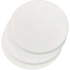 Dickes Polsterschaumkissen, maßgeschneiderter Sofa-Ersatzschaum, rund, 8 cm dicke Pads für Esszimmerstühle, bequemes Sitzen, langlebige Schwammpolsterung (45 cm)