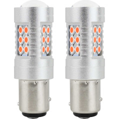 Led lemputės canbus 3030 24smd 1157 bay15d pr21/5w raudona 12v 24v -02579