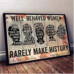 Feministinis sienų meno kūrinys - plakatas 