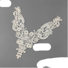 Siuvinėti Venise Lace Neckline apykaklės apykaklės puošmena Siuvimas Applique Apvadai Siuvimo priedai Scrapbooking Audinys