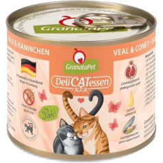 Granatapet delicatessen veršienos ir triušienos drėgnas ėdalas katėms 200g