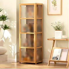 Lxxbddm Kolekcionavimo vitrina, medinė vitrina, akrilo vitrina, akrilo kolekcijos vitrina, daugiafunkcinė dulkių nepraleidžianti akrilo vitrina, skaidri vitrina svetainei ir biurui 42
