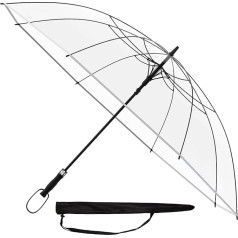 Sternenfunke Skėtis XXL 130 cm Skaidrus, skaidrus-baltas,