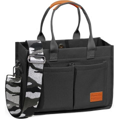 Captain Blues moterų drobė krepšys, didelis Tote Bag, darbo krepšys, rankinė, krepšys per petį su skyriais universitetui, mokykla, Shopper