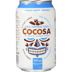 DIET-FOOD Cocosa Coconut Water Kokosų vanduo Kokosų vanduo Gazuotas Kilmės šalis Vietnamas Be dirbtinių priedų ir cukraus 330 ml