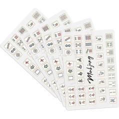 Mahjong plytelių maišytuvas, Mahjong maišytuvas plytelėms maišyti ir maišyti, plastikinis, Mahjong priedai, dovanos Mahjong mėgėjams, 4 vnt.