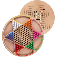 Abaodam 1 rinkinys Lady Backgammon Table Top Desktop Puzzle Kinų Lady Medinė kinų Lady Kinų Lady Edukacinė kinų Lady Ruda medinė