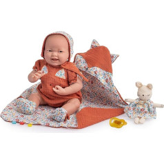 jc toys La Newborn Baby Doll 38 cm Soft Body Nature Collection with Floral Clothing Dummy and Plush Designed in Spain by Berenguer 2 metai