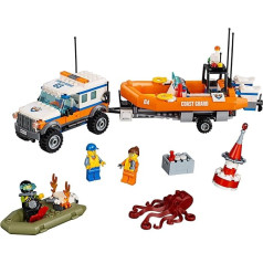 LEGO City pakrančių apsaugos 4 x 4 greitojo reagavimo padalinys 60165 konstravimo rinkinys (347 dalys)
