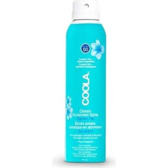 COOLA Classic Kūno apsaugos nuo saulės purškiklis SPF 50 Be kvepalų 177 ml