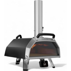 Ooni Karu 2 Pro Multi-Fuel Pizzaofen intelligente Kochfunktionen Pizza Ofen der Pizza in 60 Sekunden backt Pizzaofen Gas/Holzkohle/ Holz Ooni Outdoor Ofen Gas Pizza Oven
