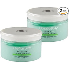 2xOriginal Obey Your Body Body Scrub CLEAN BODY PEELING Scent Kiwi Taupomasis rinkinys
