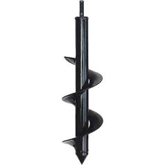 Sodo Auger grąžtas sodinimui Sraigės svogūnėlių sodintuvas skylė Digger Post Sraigės lempos sodintuvas Sodo Auger spiralinis grąžtas Heavy Duty Patobulinta fiksuota banga
