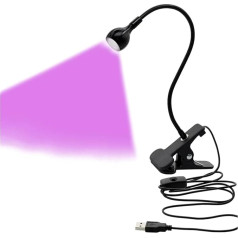 UV dervos lempa, USB didelės energijos UV kietinimo lempa, 365 nm, 385 nm, 395 nm, 405 nm, skirta grandinių remontui, suvirinimui, PCB, greitam kietinimui, klijavimui, UV dervos kietinimui ( spalva: 1 UK, dydis: 405 nm )