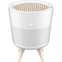 M-002W Oro valytuvas su kipariso medžio filtru, originalus H13 HEPA filtras, 100 % be ozono, automatinis miego režimas, filtruoja alergenus, žiedadulkes, dūmus, puikiai tinka biurui ir miegamajam, iš Korėjos