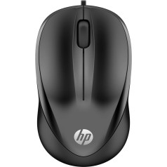 Hp 1000 laidinė optinė pelė su 3 mygtukais ir 1000 dpi laidinė juoda 4qm14aa