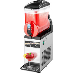 VEVOR komercinis šaldytų gėrimų gaminimo aparatas, 15L Slush Machine 60 puodelių Margarita Smoothie Machine Nerūdijančio plieno Slush Maker, skirtas namų vakarėliams Restoranai Kavinės Barai