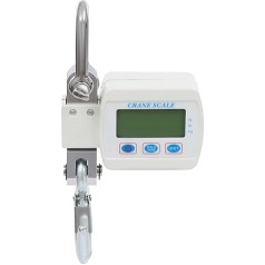 Digitale Kranwaage 500kg Elektronische Hängewaage LCD Waage mit Haken Industrie Hängende Waage mit präzisem Sensor für Bauernhof Fabrik Jagd